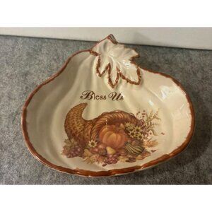 Cracker Barrel Thanksgiving Traditions Pumpkin Shaped Candy Dish  # 3270